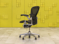 Офисное кресло руководителя на колесах Aeron B Herman Miller Сетка Чёрный США  КРТЧ1-12115
