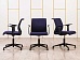 Конференц кресло для переговорной  Синий Ткань SteelCase   (УНТН-12128)