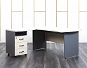Купить Комплект офисной мебели стол с тумбой Berlin 1 600х1 600х730 ЛДСП Бук   (СПУВКл-22072)