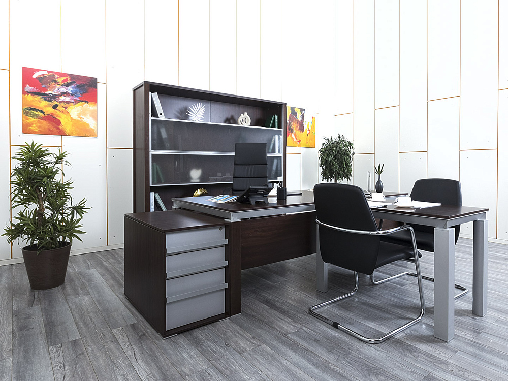 Кабинет руководителя MARTEX 2 200х2 000х720 Шпон Махагон HAN  (КРШ-13064)
