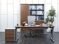 Кабинет руководителя Bene 1 800х1 800х750 Шпон Орех   (КРХ1-06091)