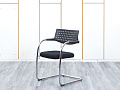 Конференц кресло для переговорной  Черный Ткань VITRA VISAVIS  (КДТЧ-28113)