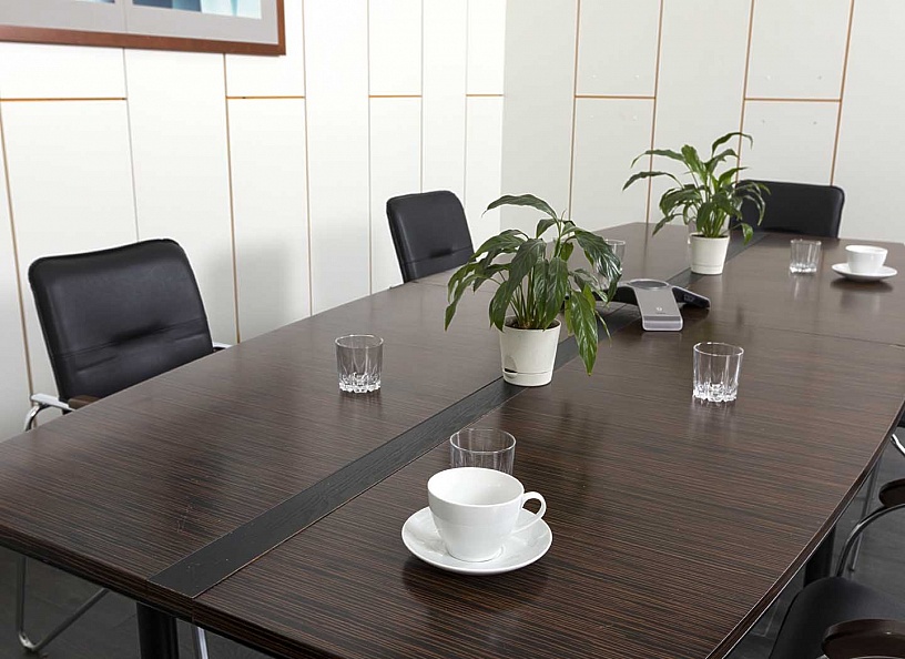 Офисный стол для переговоров EGO 3 000х1 300х770 ЛДСП Зебрано   (СГПЗ-11090)