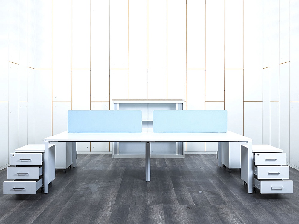 Комплект офисной мебели Herman Miller 2 800х1 630х750 ЛДСП Белый   (КОМБ1-30033)