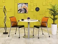 Обеденный стол Steelcase ЛДСП Белый Франция  СГОБ-04026