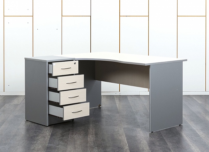 Комплект офисной мебели стол с тумбой  1 400х900х750 ЛДСП Клен   (СПУВКл-15082)