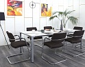 Купить Офисный стол для переговоров SteelCase 2 200х1 000х750 ЛДСП Серый   (СГПС-07122)