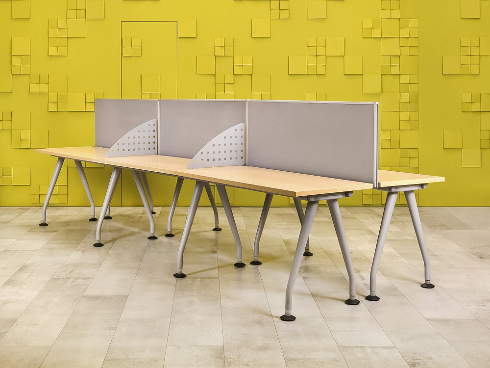 Комплект офисной мебели на 6 человек KNOLL ЛДСП Клен США  ГКВ-24076