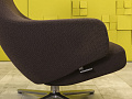 Комплект из 2-х мягких кресел Vitra Ткань Коричневый Швейцария  КНТК-24026