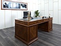 Стол для руководителя ART &amp;amp; MOBLE 2 000х900х760 Массив, шпон Черешня   (СРХ-09013)