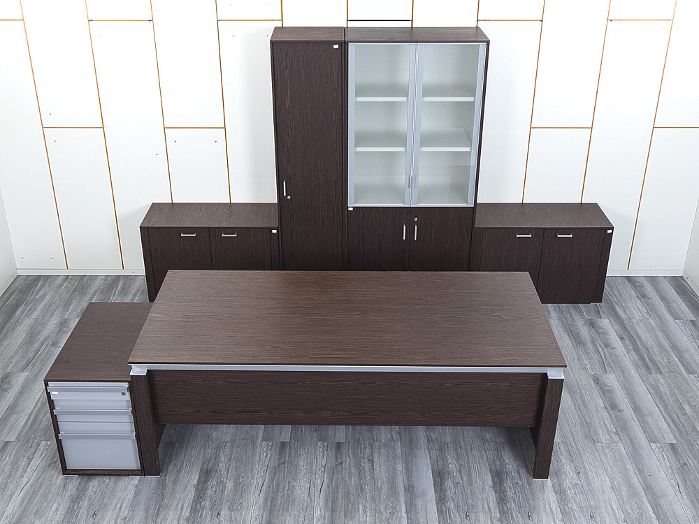 Кабинет руководителя MARTEX 2 200х1 000х750 Шпон Венге HAN  (КРЕ-05034)