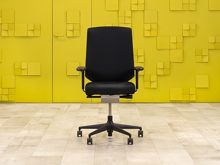 Офисное кресло для персонала на колесах Vitra Ткань Чёрный Швейцария_КПТЧ2-290923