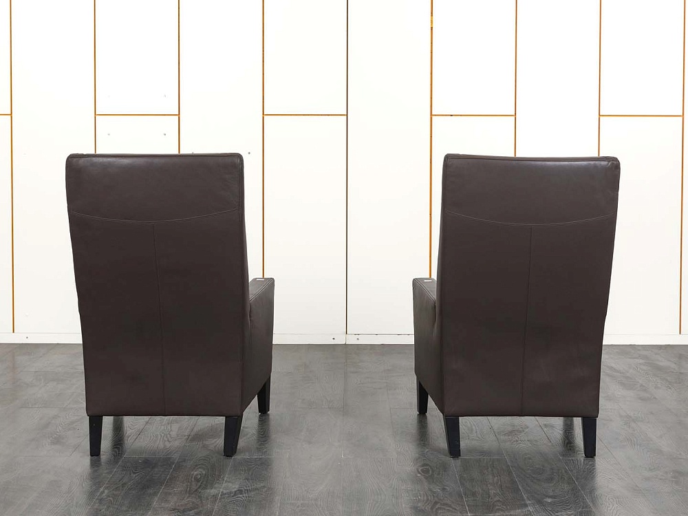 Комплект из 2-х кресел Walter Knoll Кожа Коричневый   (КНККК-30011)
