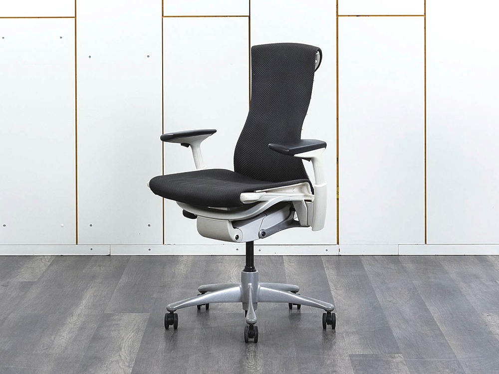 Офисное кресло руководителя  Herman Miller Ткань Серый Embody  (КРТС-03032уц)