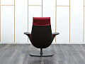 Мягкое кресло SteelCase Кожа Красный Massaud Lounge Chair  (КНКК-14045)
