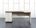 Купить Комплект офисной мебели стол с тумбой  1 600х1 200х750 ЛДСП Ольха   (СПУЛКп-28012)