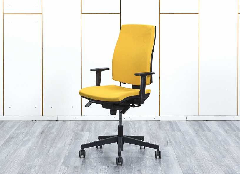 Офисное кресло для персонала   Ткань Желтый   (КПТЖ-20123)