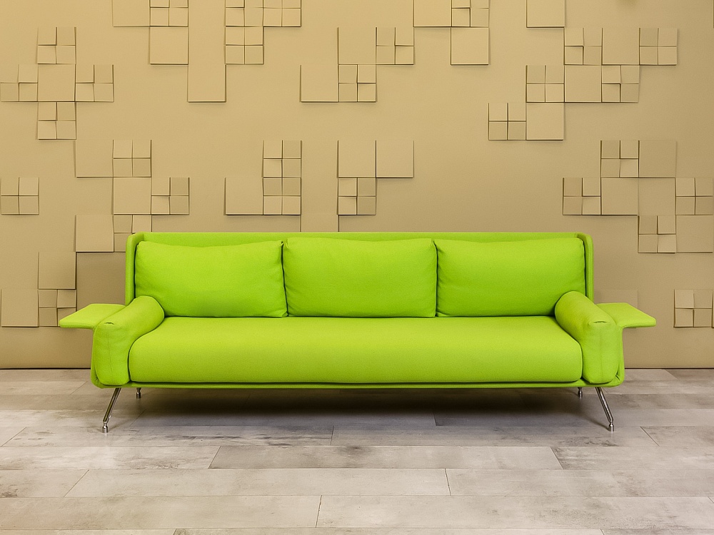 Офисный диван  KNOLL Ткань Зелёный Германия  ДНТЗ1-30016