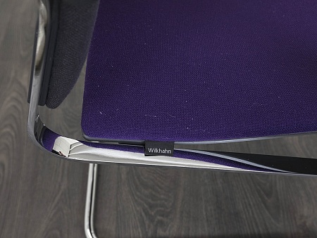 Конференц кресло для переговорной  Фиолетовый Ткань Wilkhahn  Sito  (УНТН-30071)