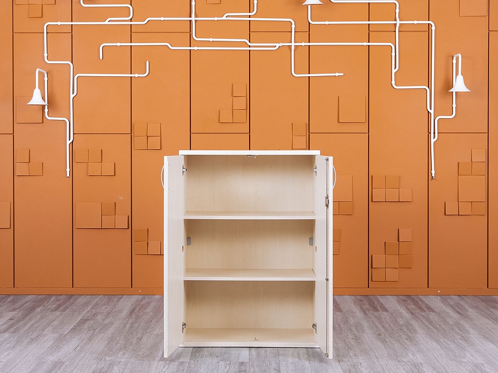 Шкаф для документов  800х425х1 120 ЛДСП Дуб молочный   (ШД2ДВ-14055)