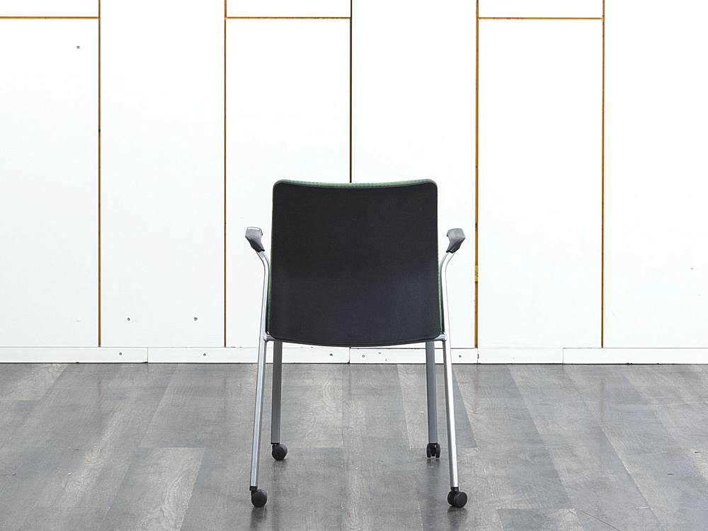 Конференц кресло для переговорной  Зеленый Ткань SteelCase   (УНТЗ-09083)