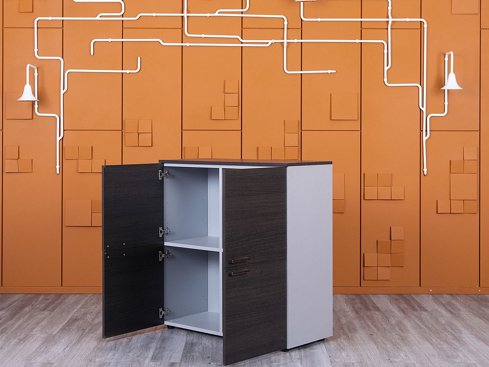 Шкаф для документов Sinetica 1 000х440х1 060 ЛДСП Венге DADO  (ШД4ДЕ-08075)