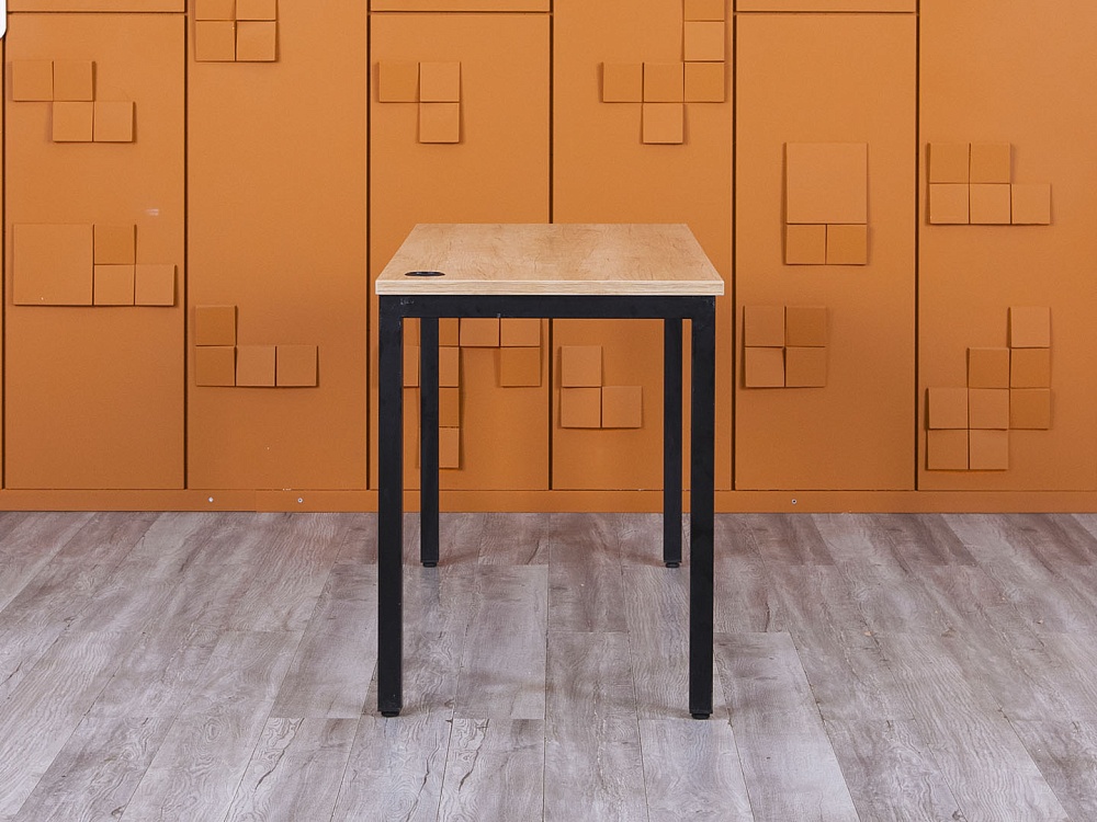 Офисный стол прямой  1 400х600х750 ЛДСП Зебрано   (СППЗ-21085)