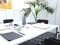 Офисный стол для переговоров Herman Miller 2 400х1 400х750 ЛДСП Белый   (СГПБ-20033)