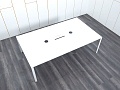 Офисный стол для переговоров Herman Miller 2 400х1 400х750 ЛДСП Белый   (СГПБ-20033)