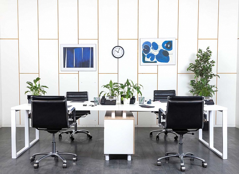 Комплект офисной мебели  3 000х1 600х720 ЛДСП Белый   (СППБК-13011уц)
