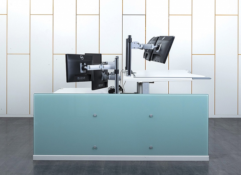 Комплект офисной мебели Technology Desking 2 050х1 330х720 ЛДСП Серый   (КОМС-01101)