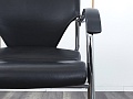 Конференц кресло для переговорной  Черный Кожа Wilkhahn  Modus   (УДКЧ1-24052)
