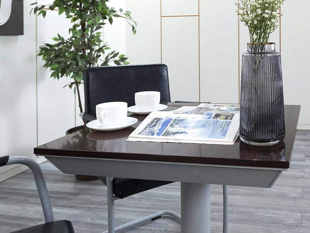 Офисный стол для переговоров MARTEX 600х600х720 Шпон Венге HAN  (СГПЕ-21104)