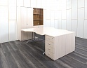 Купить Комплект офисной мебели стол с тумбой  1 800х1 600х750 ЛДСП Бук   (КОМВ-20072)
