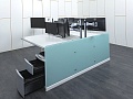 Комплект офисной мебели Technology Desking 2 050х1 330х720 ЛДСП Серый   (КОМС-01101)