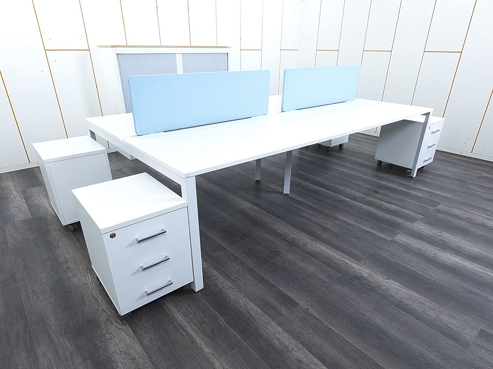 Комплект офисной мебели Herman Miller 2 800х1 630х750 ЛДСП Белый   (КОМБ1-30033)