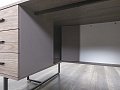 Стол для руководителя Calipso 1 800х900х760 ЛДСП Зебрано   (СРЗ-05082)