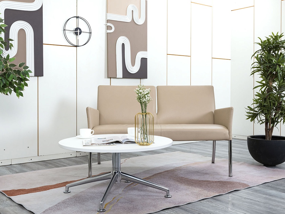 Офисный диван Walter Knoll Кожа Бежевый   (ДНКБ-20114)