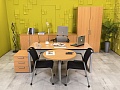 Кабинет руководителя  Steelcase ЛДСП Ольха Франция  КРЛ-04026