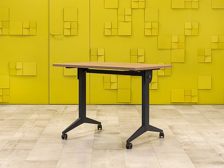 Офисный стол прямой 1000x720 ДСП Зебрано Россия_СППЗ-15072