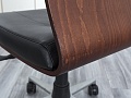 Офисное кресло руководителя  Sitland  Кожа Черный Madera A  (КРКЧ-18034)