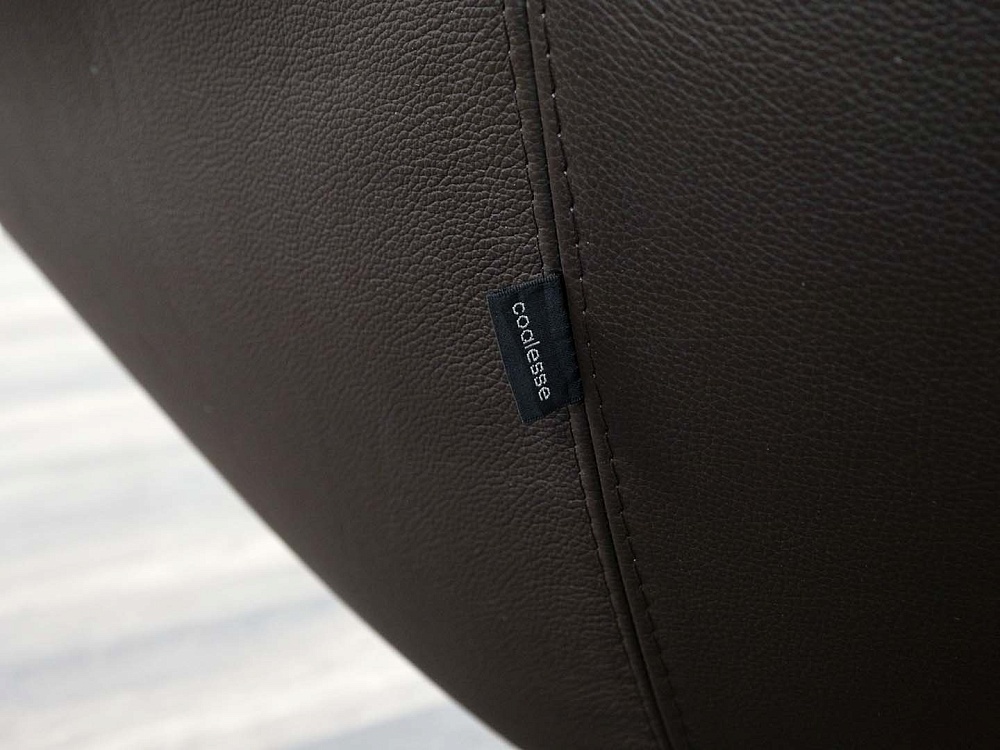 Мягкое кресло SteelCase Кожа Красный Massaud Lounge Chair  (КНКК-14045)