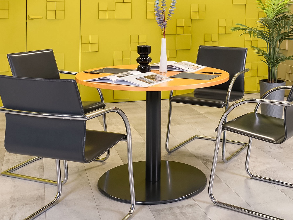 Обеденный стол Steelcase ЛДСП Бук Германия  СГКЛ2-110124