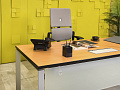 Стол для руководителя   Steelcase ЛДСП Ольха Германия  СРПЛ-30016