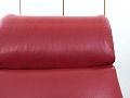 Мягкое кресло SteelCase Кожа Красный Massaud Lounge Chair  (КНКК-14045)