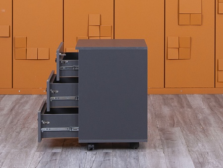 Офисная тумба выкатная  470х450х650 ЛДСП Серый   (ТВ3ЯС-21085) Офисная тумба выкатная  470х450х650 ЛДСП Серый   (ТВ3ЯС-21085)