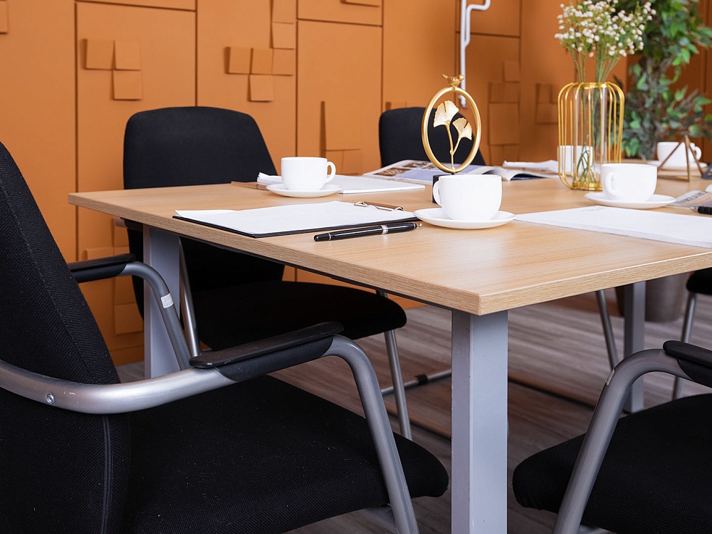 Офисный стол для переговоров Bene 1 800х1 000х730 ЛДСП Зебрано   (СГПЗ-20035)