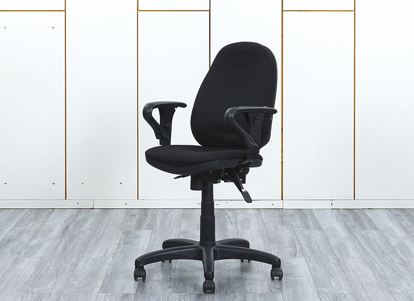 Офисное кресло для персонала   Ткань Черный   (КПТЧ-25123)