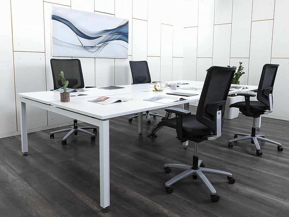 Комплект офисной мебели Herman Miller 3 200х1 650х750 ЛДСП Белый   (КОМБ1-25082)