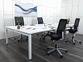 Комплект офисной мебели Herman Miller 3 200х1 650х750 ЛДСП Белый   (КОМБ1-25082)